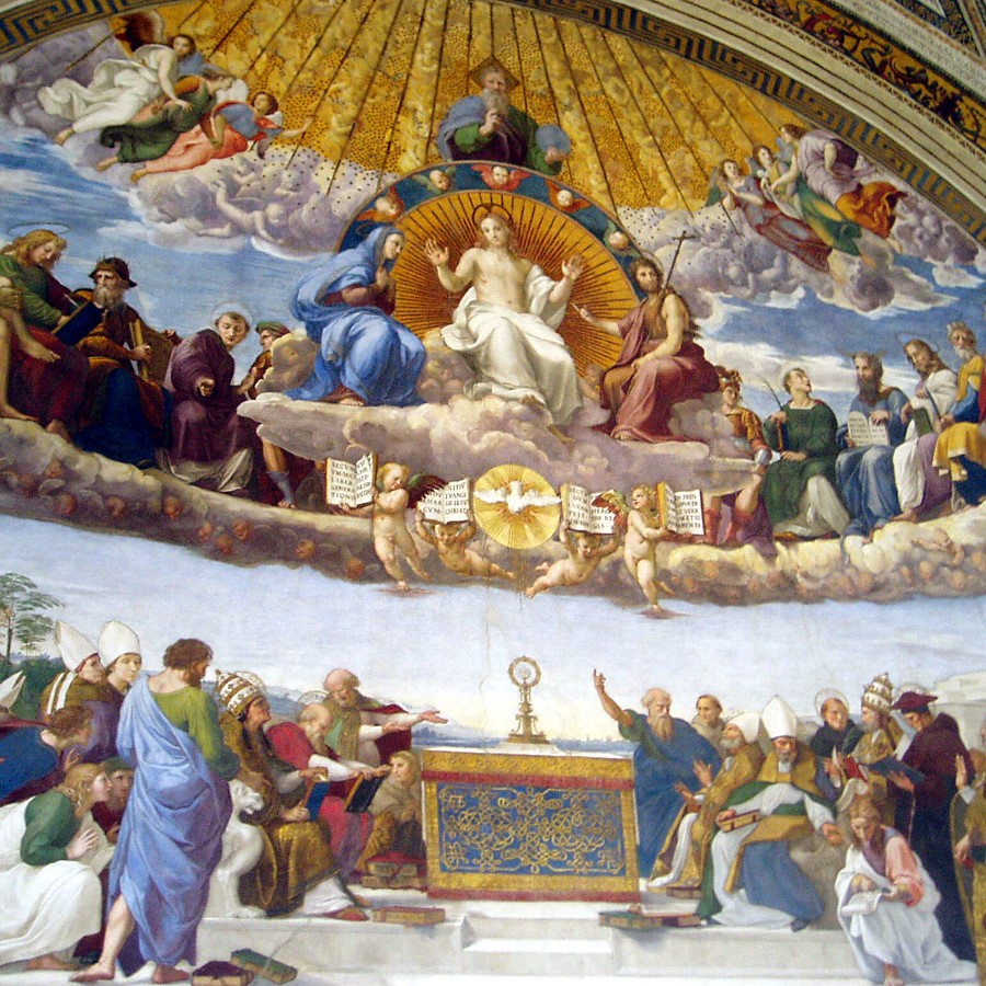 Svi sveti - freska