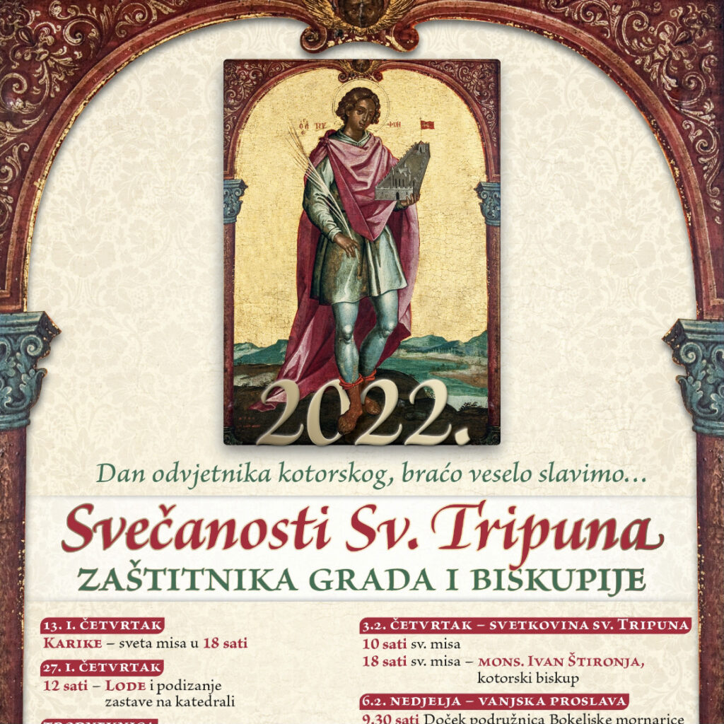 Program proslave sv. Tripuna, zaštitnika grada i biskupije